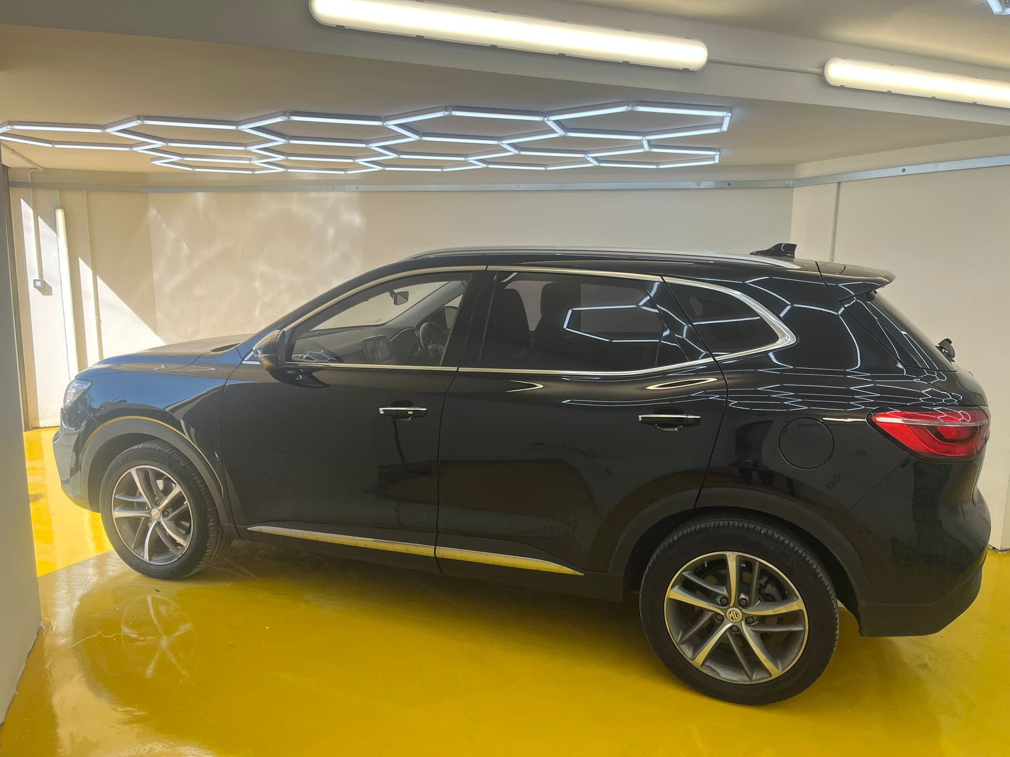 Luxury sedan with ceramic tint