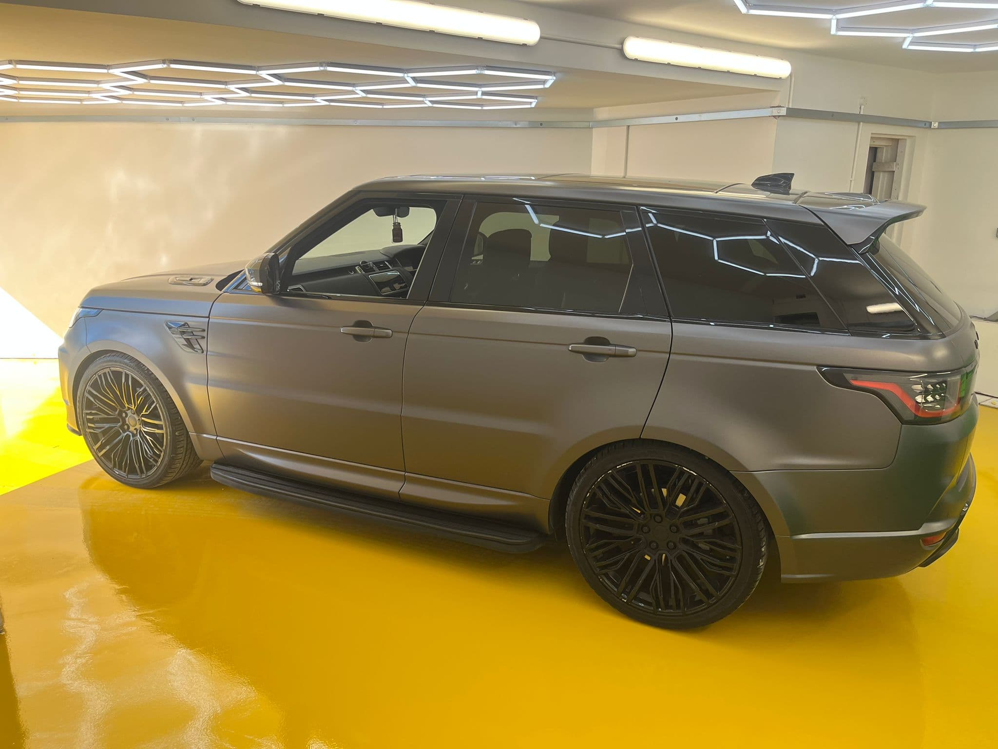 Luxury sedan with ceramic tint