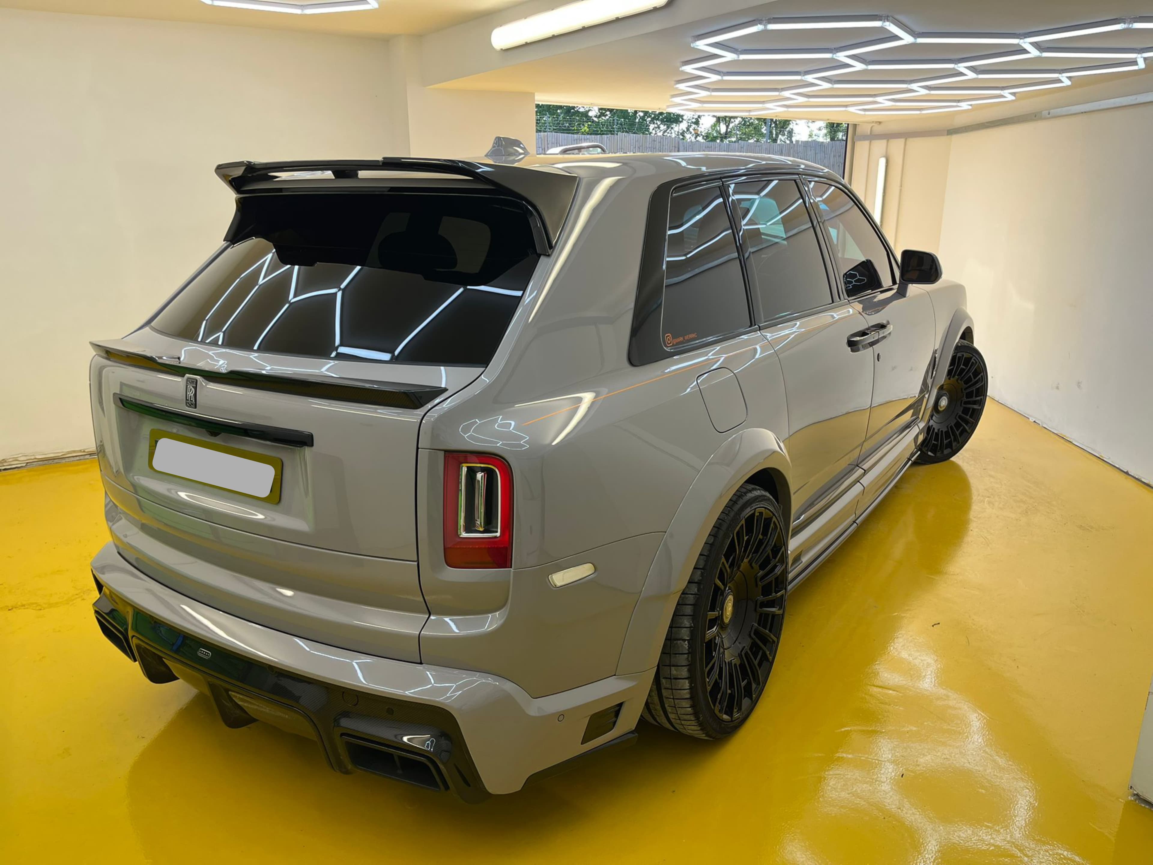 Luxury sedan with ceramic tint