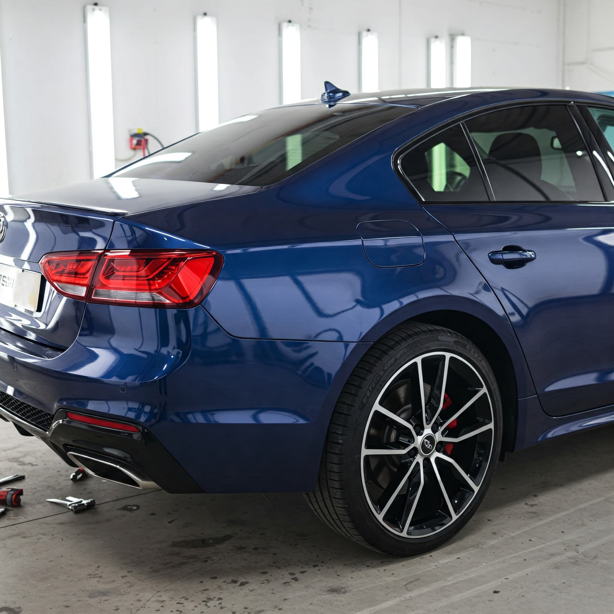 Luxury sedan with ceramic tint