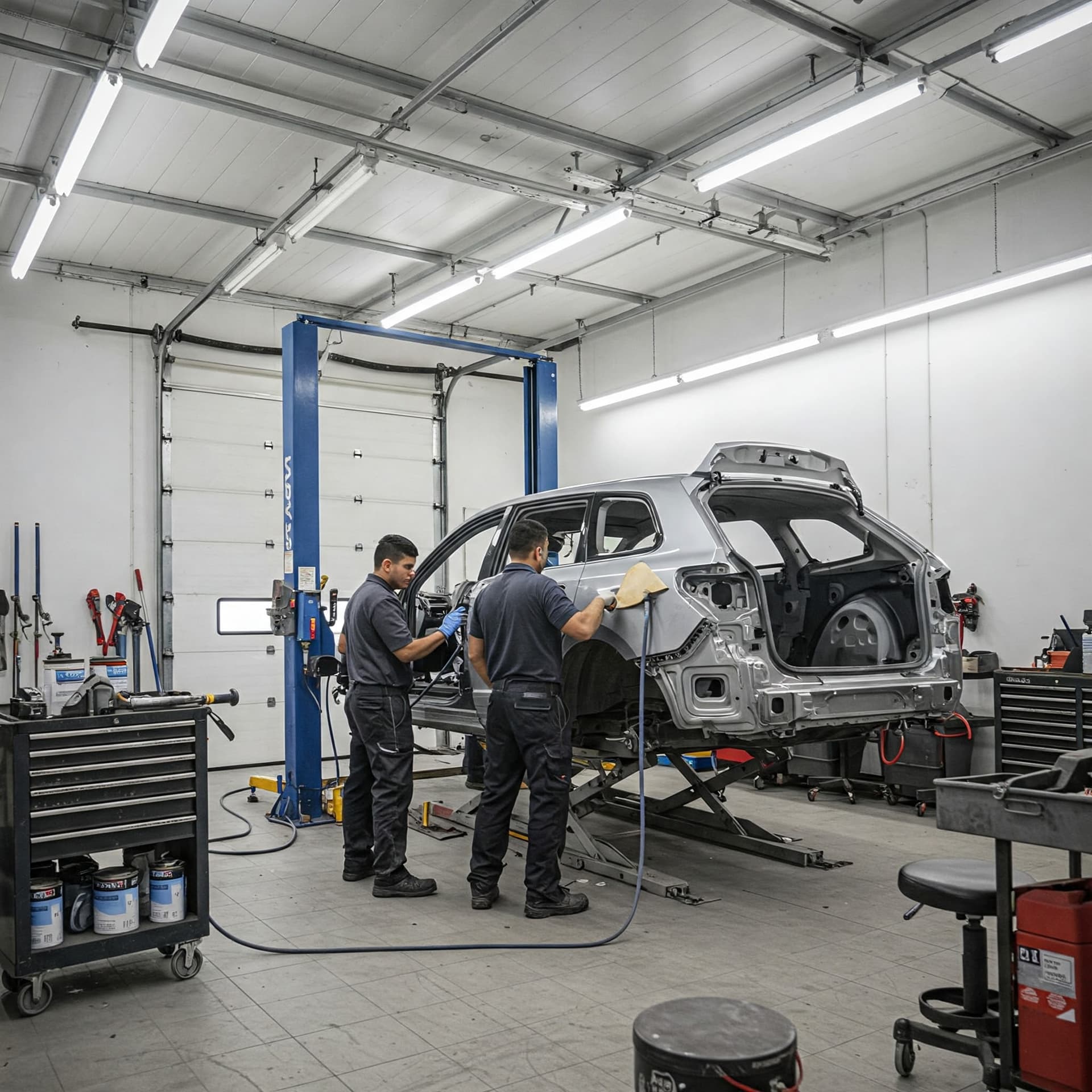 Luxury bodyshop facility