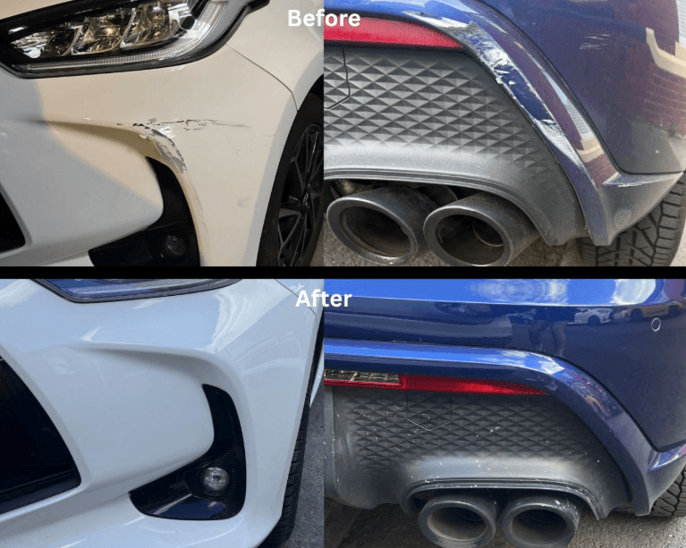 Scratch and paint repair at Bodyshop Manchester