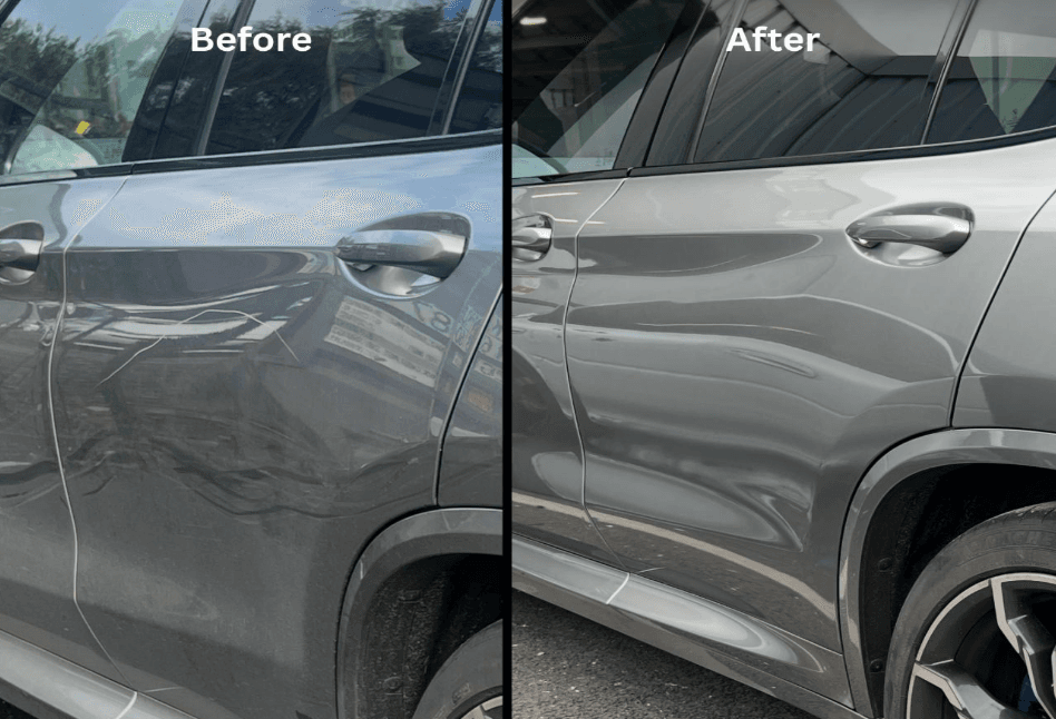 Scratch repair and blending — invisible finish at Bodyshop Manchester
