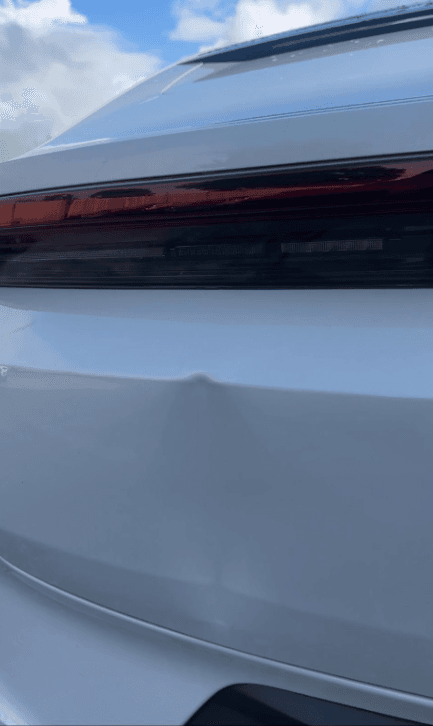 Dent repair assessment and metal correction at Bodyshop Manchester